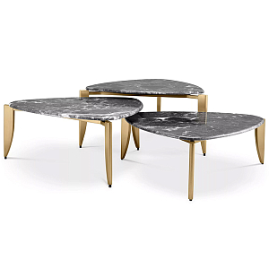 Комплект из трех кофейных столов Eichholtz Coffee Table Regioni set of 3
