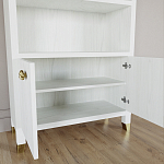 Книжный Стеллаж Elsa Dreams White с задней стенкой варинант исполнения - 3 | Loft Concept в Липецке