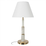 Настольная лампа с белым конусовидным абажуром More Tender варинант исполнения - 1 | Loft Concept в Липецке