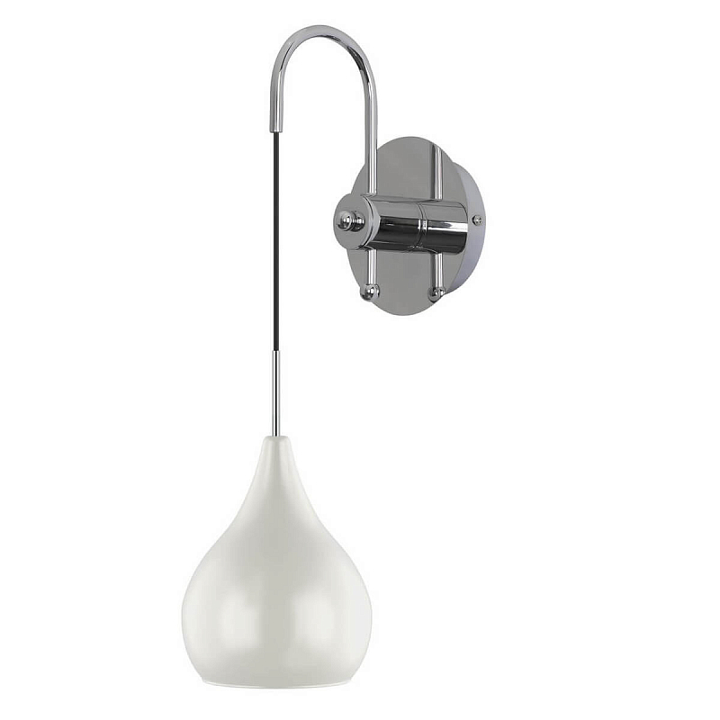 Бра Candiano Milk Sconces Белый Хром Бра Candiano Milk Sconces Белый Хром в Липецке | Loft Concept