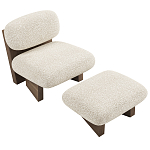 Кресло с оттоманкой Hawaii варинант исполнения - 2 | Loft Concept в Липецке