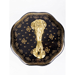 Шкатулка черного цвета с крышкой с фигуркой льва Eden Garden варинант исполнения - 5 | Loft Concept в Липецке