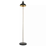 Торшер с плафоном в форме купола в сочетании черного и золотистого цвета Minimalist Execution варинант исполнения - 3 | Loft Concept в Липецке