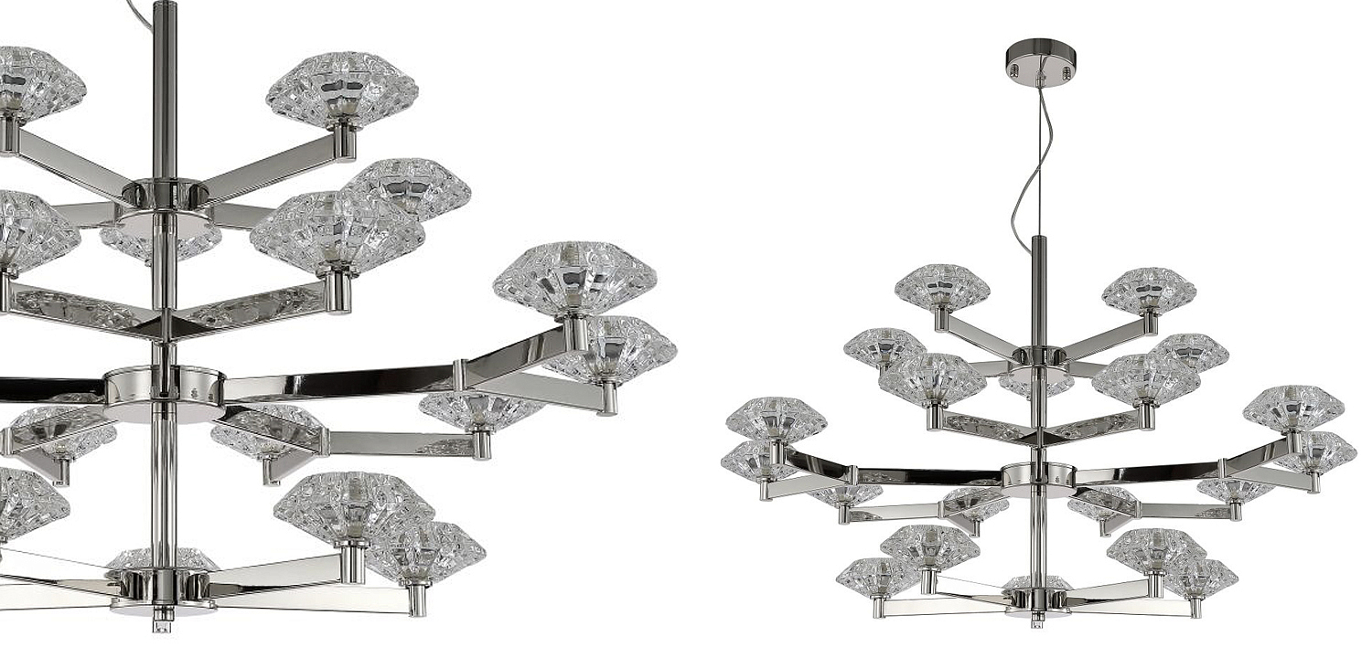 Люстра Yerker Chandelier Nickel 20 Люстра Yerker Chandelier Nickel 20 - Loft-Concept в Липецке