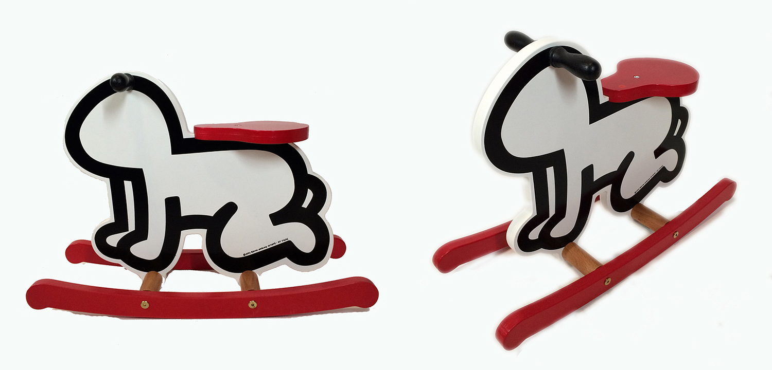 Детская деревянная качалка VILAC KEITH HARING ROCKER BABY TOY-WHITE Детская деревянная качалка VILAC KEITH HARING ROCKER BABY TOY-WHITE - Loft-Concept в Липецке