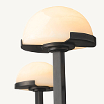 Люстрас 6-ю мраморными плафонами в форме купола Light Warm Light варинант исполнения - 1 | Loft Concept в Липецке