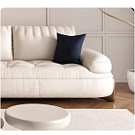 Диван кожаный с каркасом из массива дерева Furniture Medieval варинант исполнения - 4 | Loft Concept в Липецке