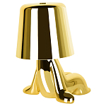 Настольная лампа фигурная цвета золото с гладким абажуром Высота 16 см Sophia варинант исполнения - 6 | Loft Concept в Липецке