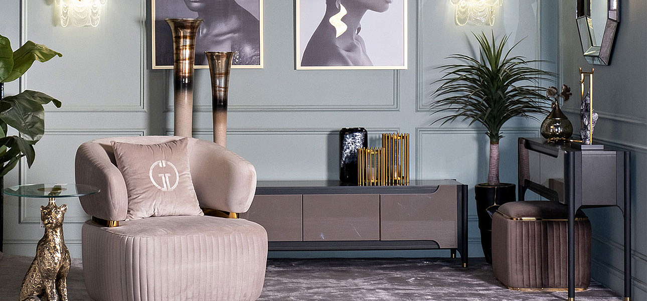 Ваза бежевый конус Sophia 100 Ваза бежевый конус Sophia 100 - Loft-Concept в Липецке