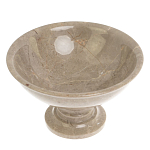 Конфетница из бежевого мрамора Stone Candy Bowl варинант исполнения - 2 | Loft Concept в Липецке