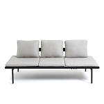 Диван-шезлонг черный Annet варинант исполнения - 1 | Loft Concept в Липецке