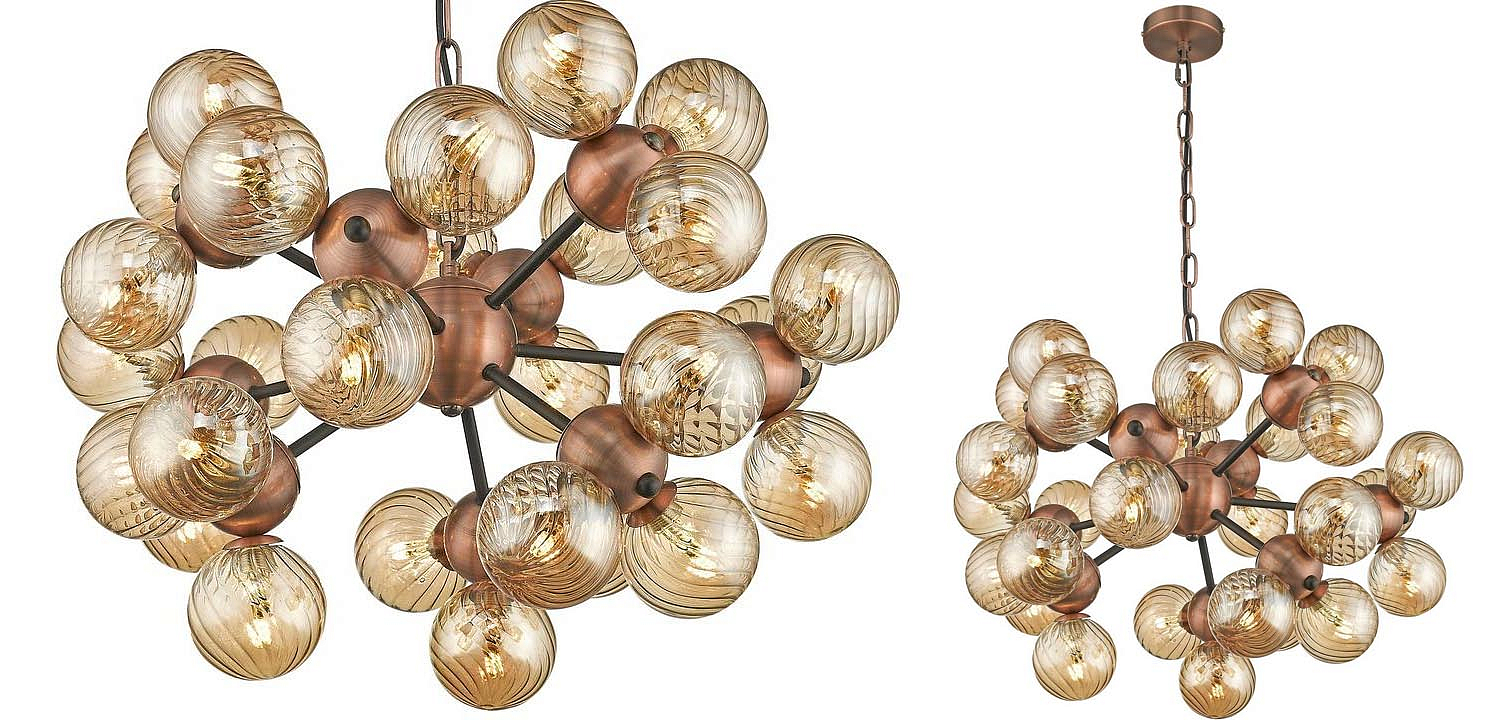 Люстра Berries Chandelier Amber 50 Люстра Berries Chandelier Amber 50 - Loft-Concept в Липецке