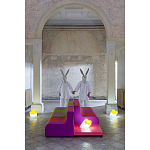 Дизайнерское кресло зеленое Poltronova Sofo Verosa Green Pink Armchair варинант исполнения - 5 | Loft Concept в Липецке