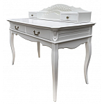 Стол-бюро белого цвета из массива бука с 4-мя ящиками White Provence варинант исполнения - 2 | Loft Concept в Липецке