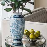 Ваза с синим цветочным орнаментом Blue & White Ornament  варинант исполнения - 4 | Loft Concept в Липецке