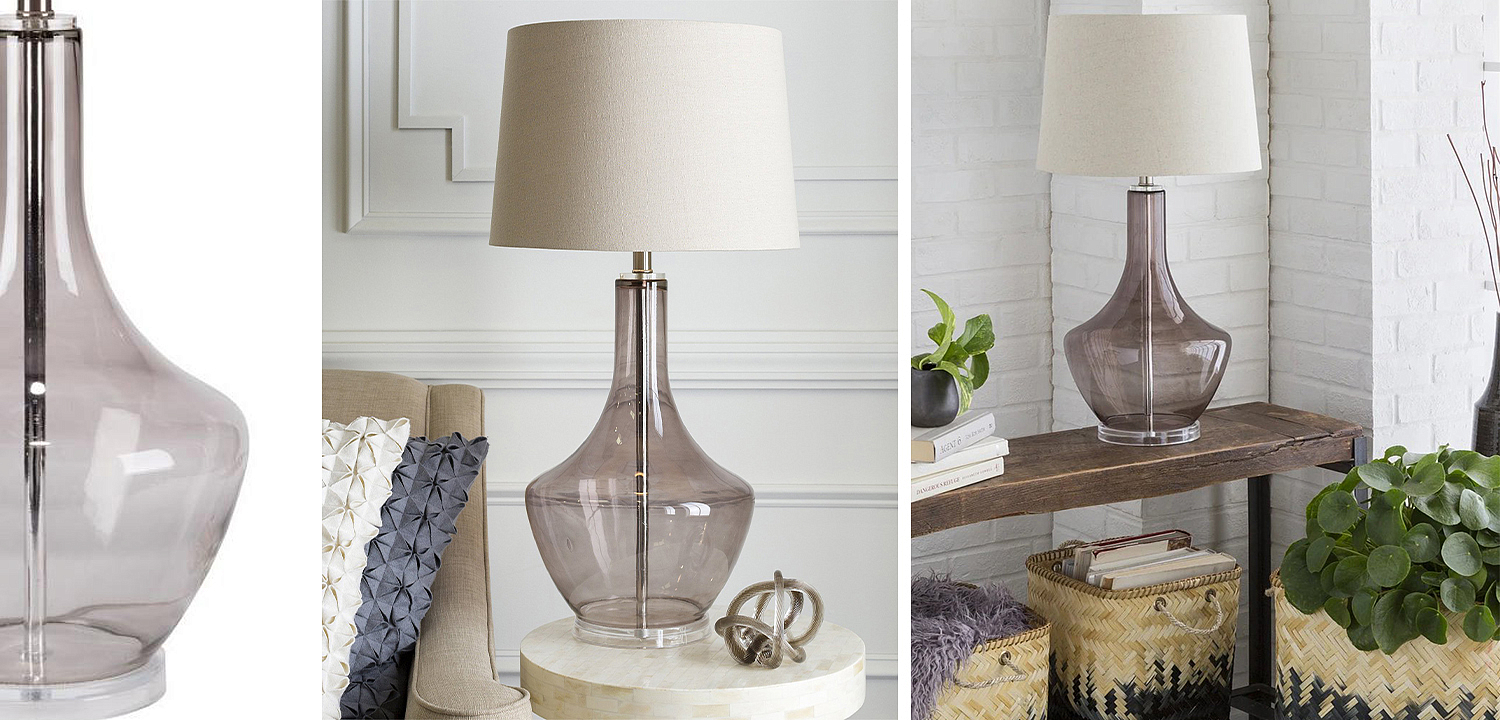 Настольная лампа Fantina Table lamp gray Настольная лампа Fantina Table lamp gray - Loft-Concept в Липецке