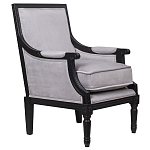Кресло Harry Armchair black and grey velour варинант исполнения - 1 | Loft Concept в Липецке