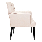 Кресло Addison Chic Armchair beige flax варинант исполнения - 1 | Loft Concept в Липецке