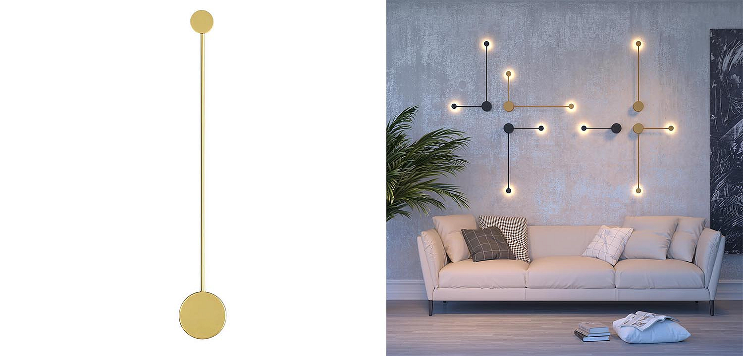Бра Pin Wall Light Gold 70 Бра Pin Wall Light Gold 70 - Loft-Concept в Липецке