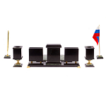 Настольный письменный набор из нефрита на ножках Executive Recruitment варинант исполнения - 5 | Loft Concept в Липецке