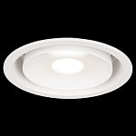 Встраиваемый спот светодиодный белого цвета круглой формы из металла Pure Circle  варинант исполнения - 1 | Loft Concept в Липецке