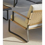 Дизайнерское уличное кресло на металлическом каркасе PHOENIX Armchair варинант исполнения - 6 | Loft Concept в Липецке