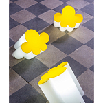 Настольная дизайнерская лампа Poltronova Passiflora Yellow Table Lamp варинант исполнения - 3 | Loft Concept в Липецке