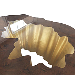 Кофейный стол Burl Exotic tree Coffee Table Black варинант исполнения - 3 | Loft Concept в Липецке