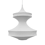 Подвесной вязаный белый светильник «Моника» варинант исполнения - 1 | Loft Concept в Липецке