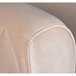 Кресло велюровое бежевое Cubic Silhouette варинант исполнения - 3 | Loft Concept в Липецке