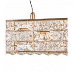 Люстра волнистой формы с текстурной огранкой Reflection of Reality варинант исполнения - 4 | Loft Concept в Липецке