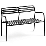 Скамья из алюминия Mack Metal Bench Black варинант исполнения - 1 | Loft Concept в Липецке