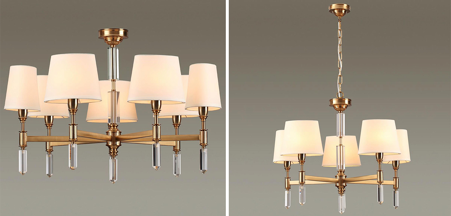 Люстра Ramona White Chandelier Люстра Ramona White Chandelier - Loft-Concept в Липецке
