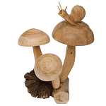 Статуэтка из дерева улитка Animals of the World варинант исполнения - 2 | Loft Concept в Липецке