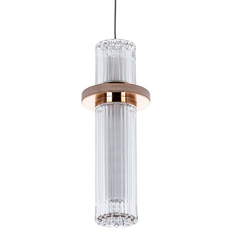 Подвесной светильник золото Odile Acrylic Tube Hanging Lamp Gold Прозрачный Глянцевое золото Подвесной светильник золото Odile Acrylic Tube Hanging Lamp Gold Прозрачный Глянцевое золото в Липецке | Loft Concept
