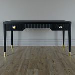 Письменный стол Elsa Dreams Black Шпон дерево с двумя ящиками варинант исполнения - 1 | Loft Concept в Липецке