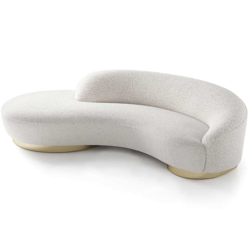 Диван Bjorn Sofa Молочный Латунь Диван Bjorn Sofa Молочный Латунь в Липецке | Loft Concept