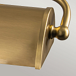 Светильник для картин цвета состаренная латунь с широким плафоном на прямоугольном основании Elstead Lighting варинант исполнения - 11 | Loft Concept в Липецке