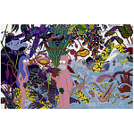 Homer Simpson in Paradise картина акрил на холсте варинант исполнения - 4 | Loft Concept в Липецке