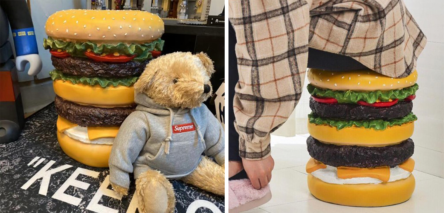 Приставной табурет Гамбургер Hamburger Stool Приставной табурет Гамбургер Hamburger Stool - Loft-Concept в Липецке