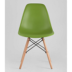 Пластиковый стул на ножках из массива бука Eames Green варинант исполнения - 4 | Loft Concept в Липецке