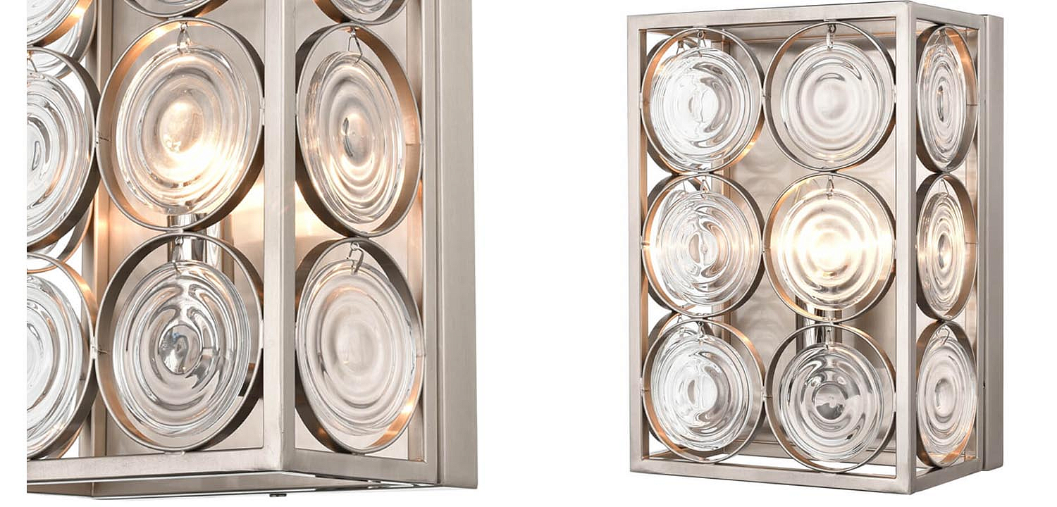 Бра Edalina Sconce nickel satin Бра Edalina Sconce nickel satin - Loft-Concept в Липецке