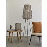 Торшер с плетеным металлическим плафоном Wicker Iron Lamp варинант исполнения - 2 | Loft Concept в Липецке