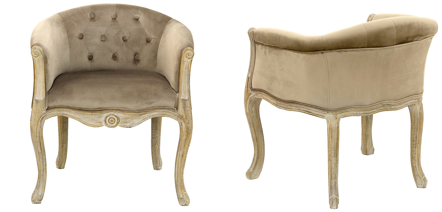 Кресло French Provence Armchair Roderic beige Кресло French Provence Armchair Roderic beige - Loft-Concept в Липецке