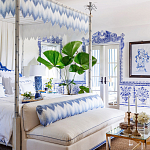 Обои ручная роспись Porto by Alessandra Branca Original colourway on dyed paper варинант исполнения - 1 | Loft Concept в Липецке