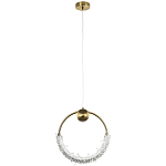 Подвесной светильник с плафоном в виде кольца Gilbertine Ring Hanging Lamp варинант исполнения - 2 | Loft Concept в Липецке