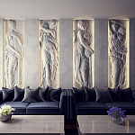 Барельеф FOUNTAIN OF INNOCENTS варинант исполнения - 1 | Loft Concept в Липецке