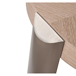 Столик журнальный круглый со светлым шпоном Light Veneer Table варинант исполнения - 3 | Loft Concept в Липецке