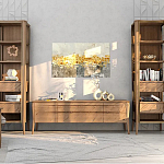 Витрина правая из массива дуба с 5-ю полками и 2-мя ящиками Tasteful Furniture варинант исполнения - 2 | Loft Concept в Липецке