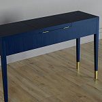 Туалетный стол - Трельяж Elsa Dreams Blue 120 см варинант исполнения - 4 | Loft Concept в Липецке